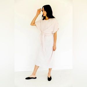 Suunday Dolman Dress in Eggnog